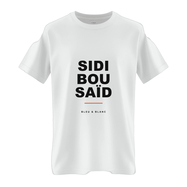 Sidi Bou Saïd Tee · Bizerte Blue